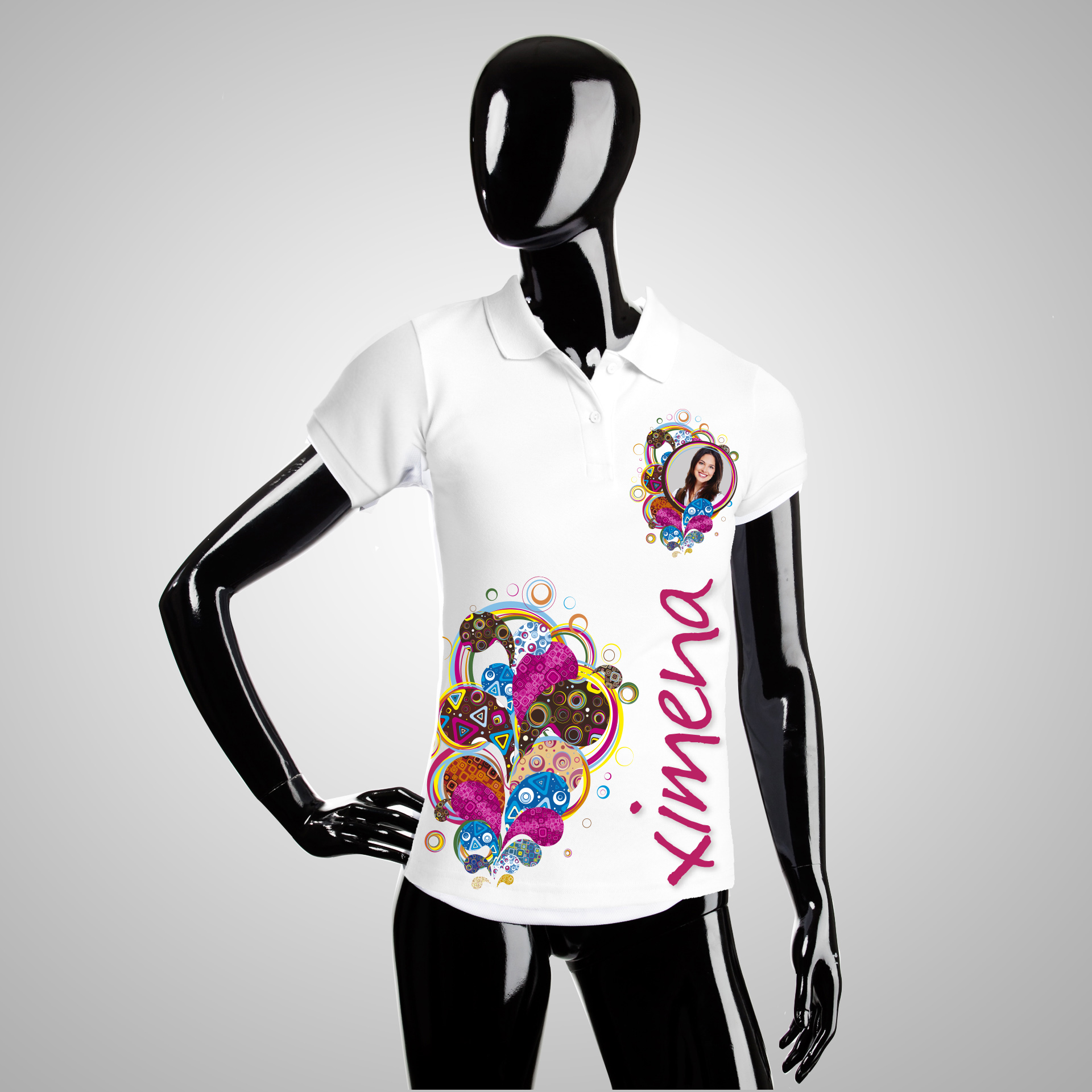Camiseta Tipo Polo para mujer